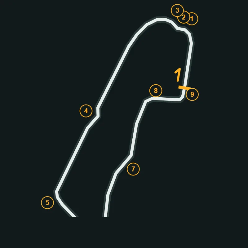 Map of Blyton Park Outer
